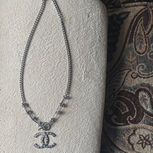 CC Silver Logo 20” Necklace